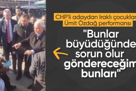 Der Hass des CHP-Kandidaten Mamak auf Einwanderer: Er schikanierte Kinder, um Stimmen zu bekommen