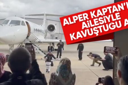 Der Moment, als der erste türkische Astronaut Alper Gezeravcı mit seiner Familie wiedervereint wurde!