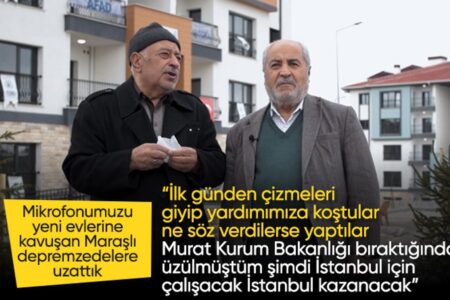 Der Überlebende des Erdbebens in Kahramanmaraşlı ist Murat Kurum dankbar: Ich war sehr traurig, als er ging