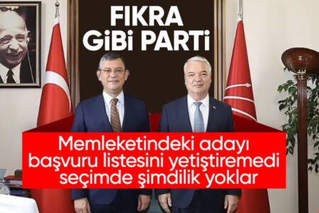 Die CHP-Liste verzögerte sich in Özgür Özels Heimatstadt Manisa