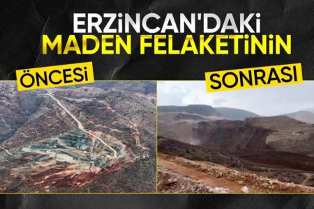 Die Mine in Erzincan vor dem Erdrutsch