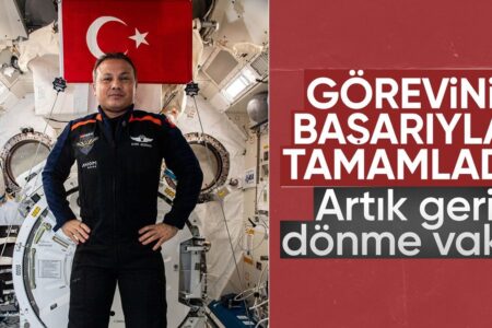 Die Raumfahrt des ersten türkischen Astronauten Alper Gezeravcı ist zu Ende.