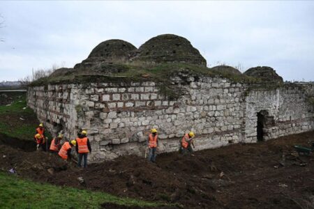 Edirnes historisches Mihal-Bad wird restauriert