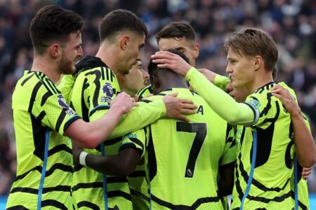 Ein halbes Dutzend Tore von Arsenal bis West Ham United