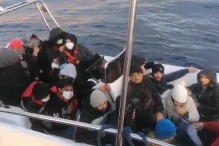 Einsatz gegen illegale Einwanderer in Muğla: 57 Einwanderer und 2 Organisatoren wurden gefasst