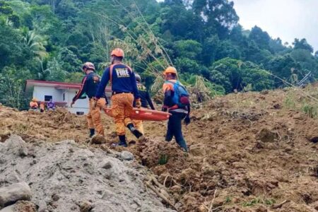 Erdrutsch auf den Philippinen: 54 Tote
