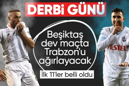 Erste 11 des Spiels Beşiktaş – Trabzonspor