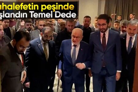 Es wurde festgestellt, dass Temel Karamollaoğlu mit einem Stock an der Sendung teilnahm