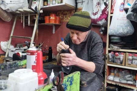 Harte Arbeit der Schuhmacher aus Tekirdağ