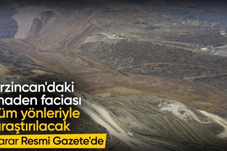 In der Großen Nationalversammlung der Türkei wird eine Untersuchungskommission zum Bergbauunfall in Erzincan eingesetzt.