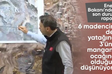 Minister Alparslan Bayraktar: 6 Arbeiter im Bachbettbereich, 3 davon im Mangansteinbruch