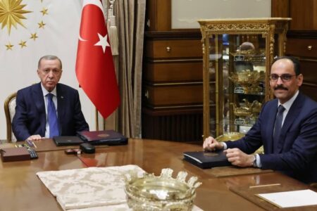 Präsident Erdoğan traf sich mit dem MİT-Unterstaatssekretär İbrahim Kalın