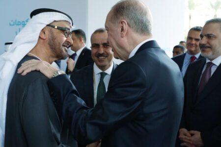 Präsident Erdoğan traf sich mit dem Präsidenten der VAE, Al Nahyan