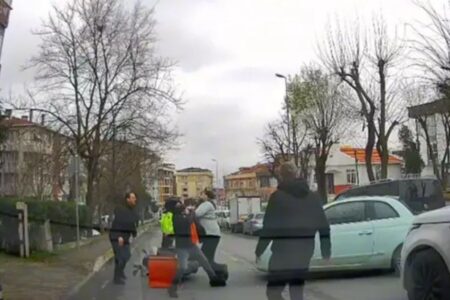 Straßenrummel in Güngören, Istanbul: Es kam zu einer Schlägerei