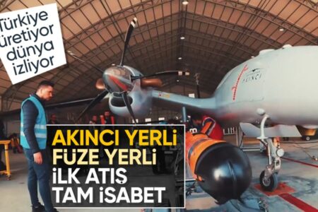 ÇAKIR-Rakete wurde in Bayraktar AKINCI integriert: Der erste Schuss wurde erfolgreich abgeschlossen