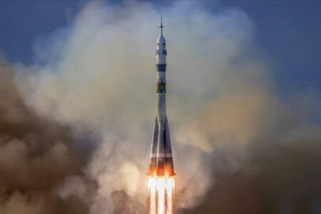 Das russische Raumschiff MS-25 mit Astronauten wurde gestartet