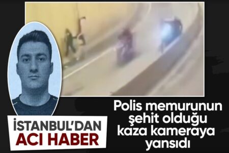 Der Motorradpolizist, der in Şişli, Istanbul, einen Unfall hatte, starb den Märtyrertod