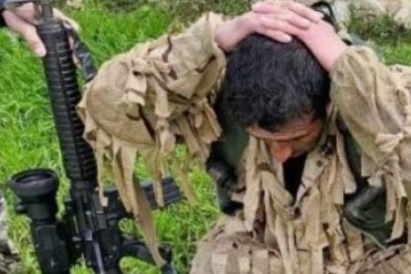 Der Terrorist Mehmet Kılıç, der versuchte, in das Einsatzgebiet einzudringen, wurde gefasst