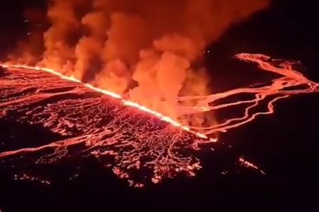 Der Vulkan ist in Island nicht ausgebrochen!  Der Lavastrom verlangsamte sich
