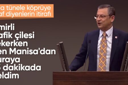 Geständnis von Verkehrsproblemen in Izmir von Özgür Özel: Ich kam in 25 Minuten aus Manisa an