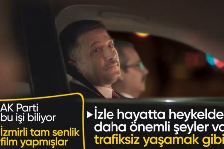 Hamza Dağ teilte seinen neuen Werbespot: Das Verkehrsproblem von Izmir wird gelöst