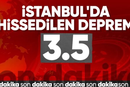 In Istanbul gab es ein Erdbeben