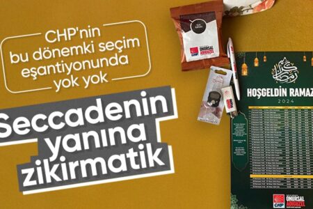 Jede Methode wird ausprobiert: CHP begann mit der Verteilung von Dhikrmatik nach Gebetsteppichen