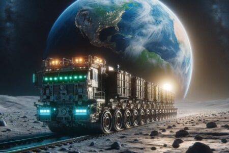 Leben auf dem Mond: USA wollen eine riesige Eisenbahn bauen