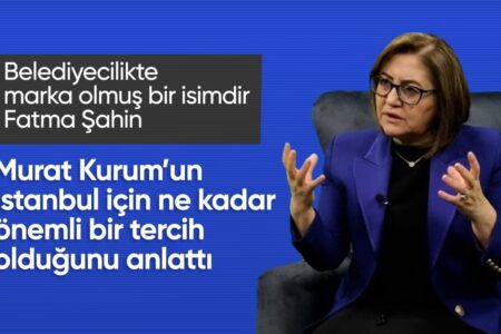 Lob von Fatma Şahin an Murat Kurum: Istanbul braucht die Meinung des Präsidenten Murat