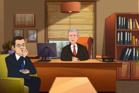 Mansur Yavaşs Versprechen, die er machte, aber nicht hielt, wurden zum Thema der Animation