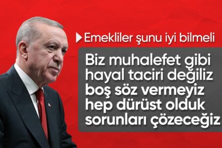 Präsident Erdoğan an die Rentner: Wir sind keine Traumhändler wie die Opposition