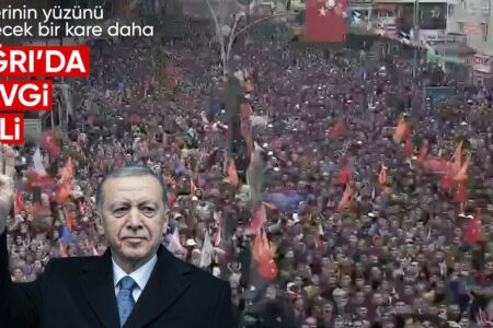 Präsident Erdoğan wurde in Ağrı von einer begeisterten Menschenmenge begrüßt