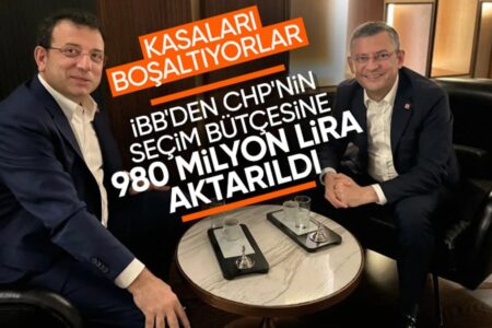 Quelle von der Stadtverwaltung von Istanbul an CHP: 980 Millionen Lira übertragen