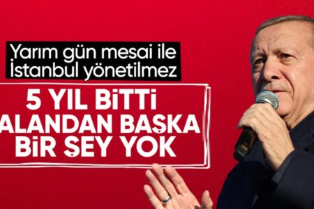 Reaktion von Präsident Erdoğan auf İmamoğlu: Istanbul wird überflutet, er macht Urlaub