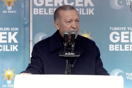Rede von Präsident Erdoğan bei der Ağrı-Kundgebung