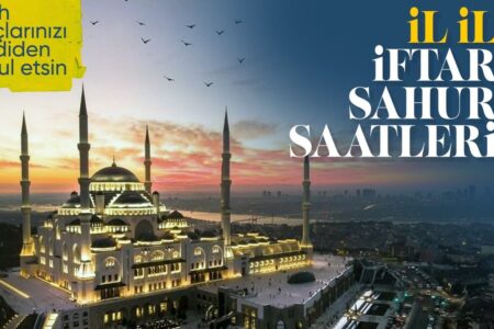 Sahur- und Iftar-Zeiten des ersten Tages des Ramadan in der Provinz!  Termine für Montag, 11. März