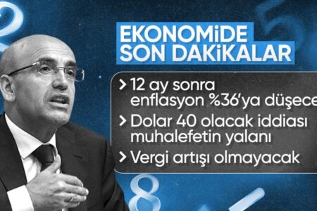 Wichtige Aussagen von Mehmet Şimşek: Dollar-Argument, Inflation, Steuererhöhung…
