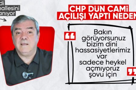 Yılmaz Özdils Reflexion über die Moschee für CHP: Sie haben sie nur geöffnet, um zu sagen, dass wir keine Skulpturen herstellen