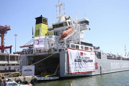 Das 9. Schiff mit Hilfsgütern nach Gaza macht sich auf den Weg