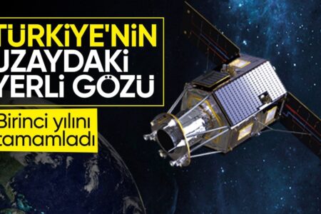 Der nationale Satellit İMECE hat sein erstes Jahr im Weltraum abgeschlossen