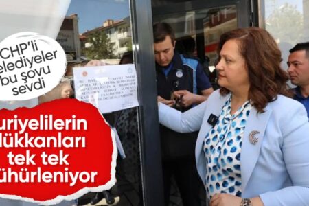 Die CHP-Gemeinde Afyonkarahisar hat die Geschäfte von Syrern abgeriegelt, die keine Arbeitserlaubnis hatten