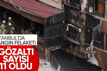 Die Zahl der Festgenommenen bei der Brandkatastrophe in Beşiktaş, Istanbul, ist auf 11 gestiegen