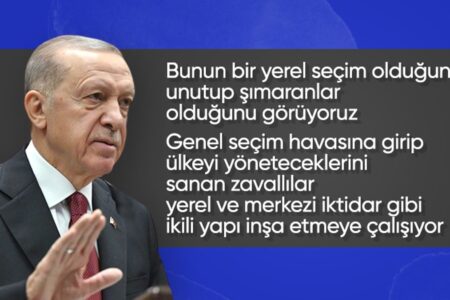 Erstes Clustertreffen nach den Wahlen vom 31. März: Hier sind alle Aussagen Erdoğans