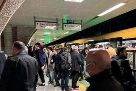 In Istanbul kam es zu einer Störung der U-Bahn