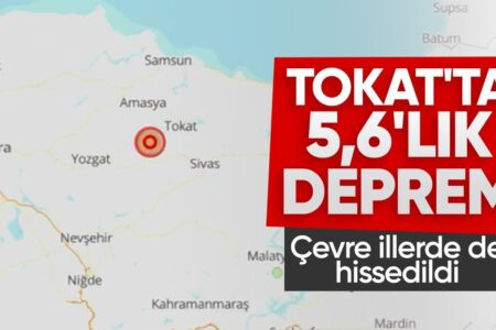 In und um Tokat war ein Erdbeben zu spüren