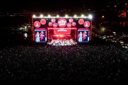 In Üsküdar gibt es auf der einen Seite ein U-Bahn-Problem und auf der anderen Seite ein Konzert.