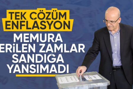 Mehmet Şimşek sagte, dass die Erhöhung der Beamtenzahl keinen Einfluss auf die Wahlurne habe