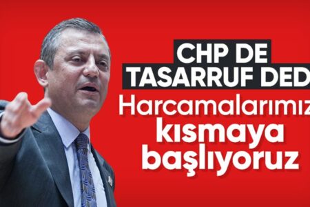 Özgür Özel kündigte an: Abfall- und Sparrundschreiben von CHP