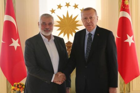 Präsident Erdoğan traf sich mit Hamas-Führer Haniyeh