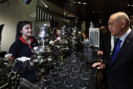 Präsident Erdoğan traf sich mit jungen Menschen